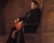托马斯 伊肯斯 : Portrait of Cardinal Sebastiano Martinelli